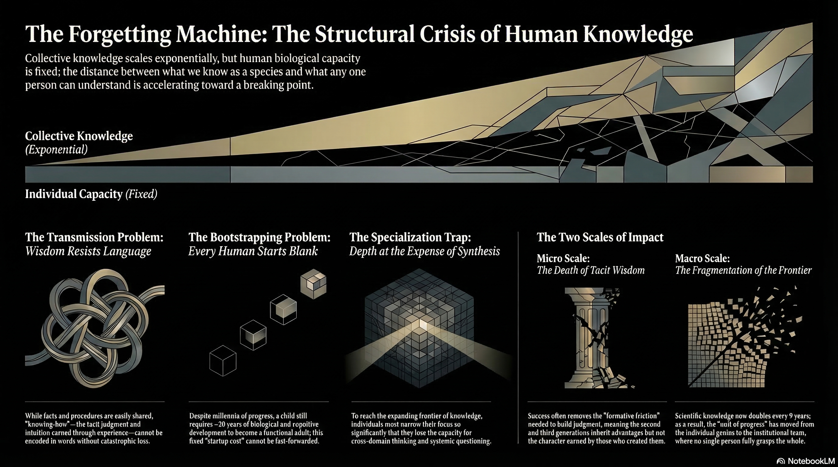 The Forgetting Machine — original infographic